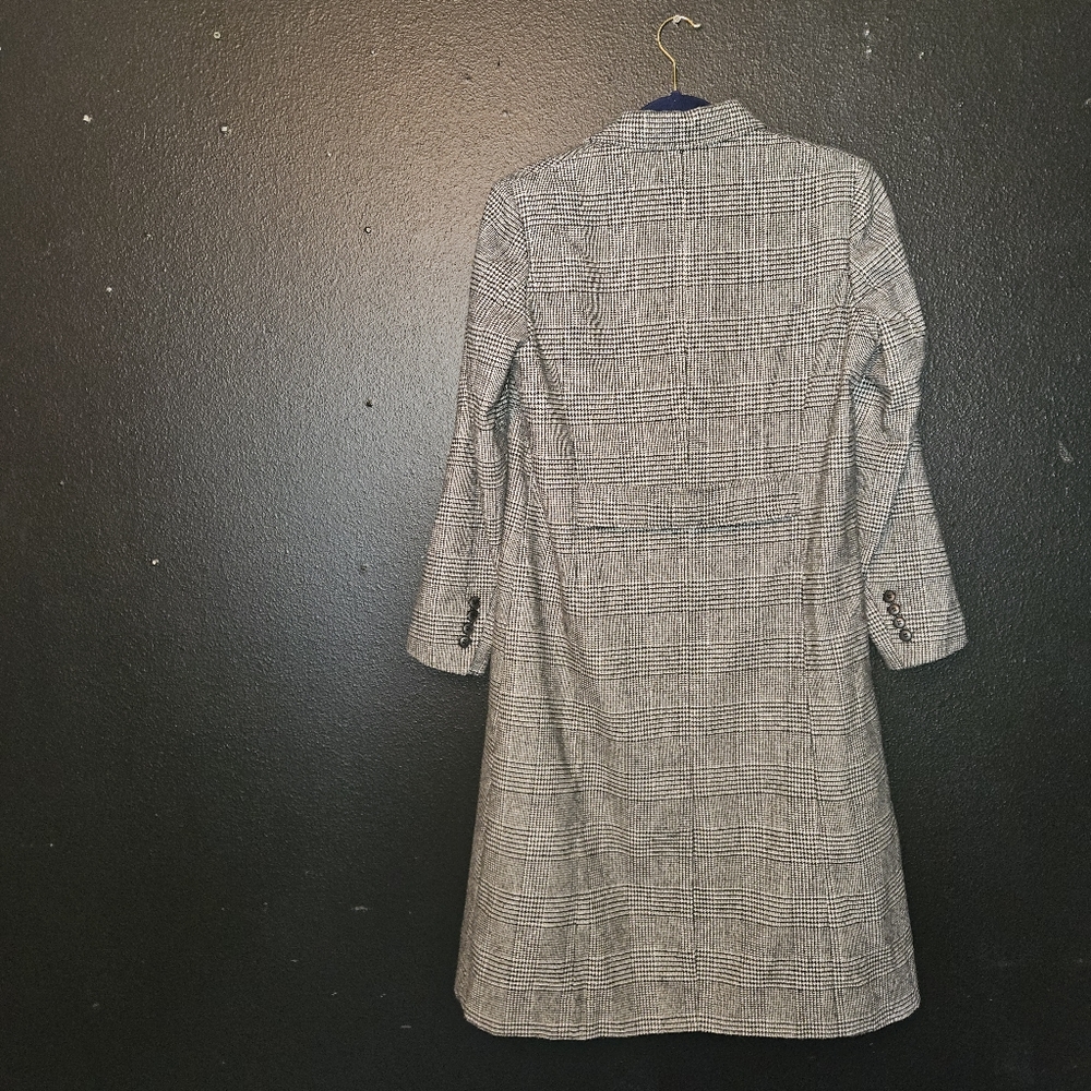 Nili Lotan Houndstooth Trench Coat - Picture 3 of 4